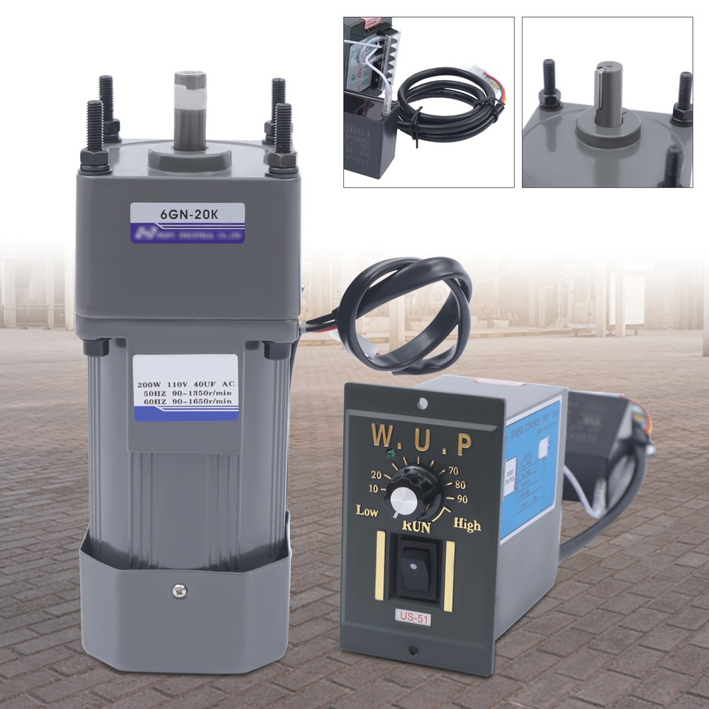 Gear Motor 110V Gear Motor Electric Motor Variable Speed Controller