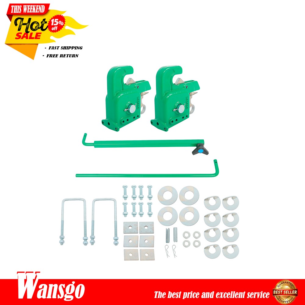 Green Easy Change Quick Hitch w/Stabilizer Bar Tractors/Implement for Category 2
