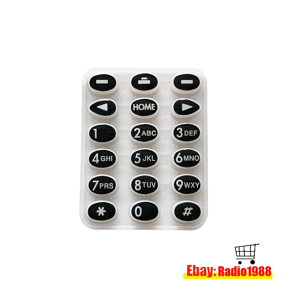 Lot1 Plastic Rubber Keypad  Replacement for XTS3000 model 3 Portable Radio