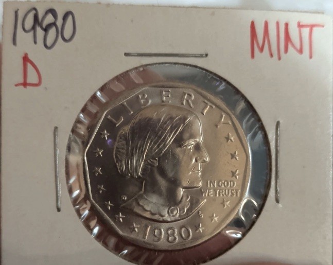 1980-D Susan B Anthony Dollar
