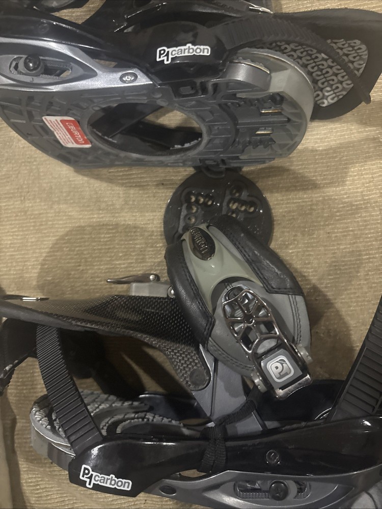 2006 Burton P1 Carbon Bindings w/ Binding Disc (Size 9)