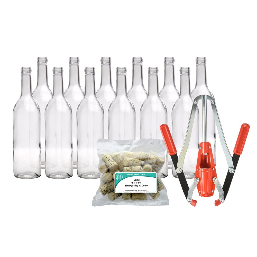 Home Brew Ohio One Gallon Wine Bottling Package