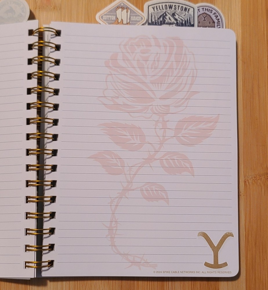 Yellowstone Beth Dutton Spiral Journal Notebook - NEW
