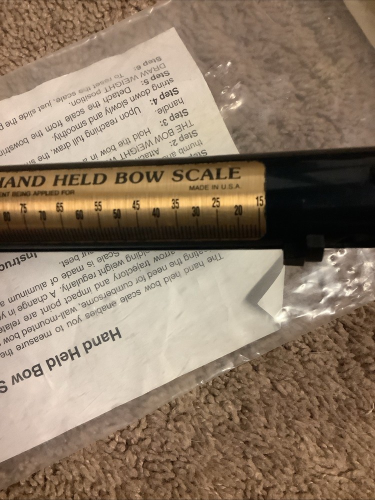 Bear Archery Handheld Bowscale, With Instructions And Packaging