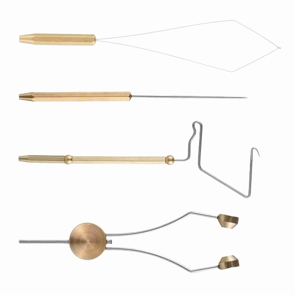 Fly Tying Tools Combo Kit Whip Finisher Bobbin Holder Bodkin Bobbin VAEZ