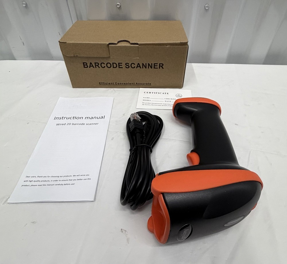 Aecyidk Wired 2D Barcode Scanner V2 USBHandheld Reader | Ships from USA