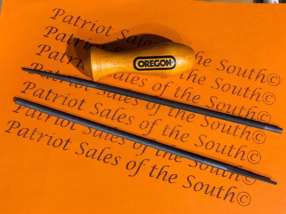 1-Oregon File Handle, 2 Chainsaw Files OREGON,CHIPMASTER read description