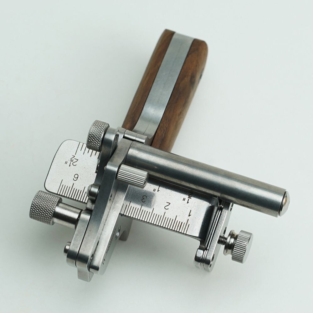 Manual Leather Strip Cutter Roller Type 10-60MM Adjustable Leathercraft Cutting