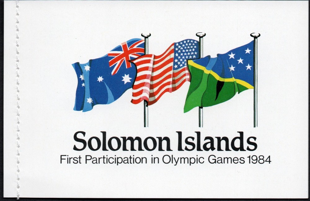 Solomon Islands 1984 $3.95 Olympics Complete booklet SB7.