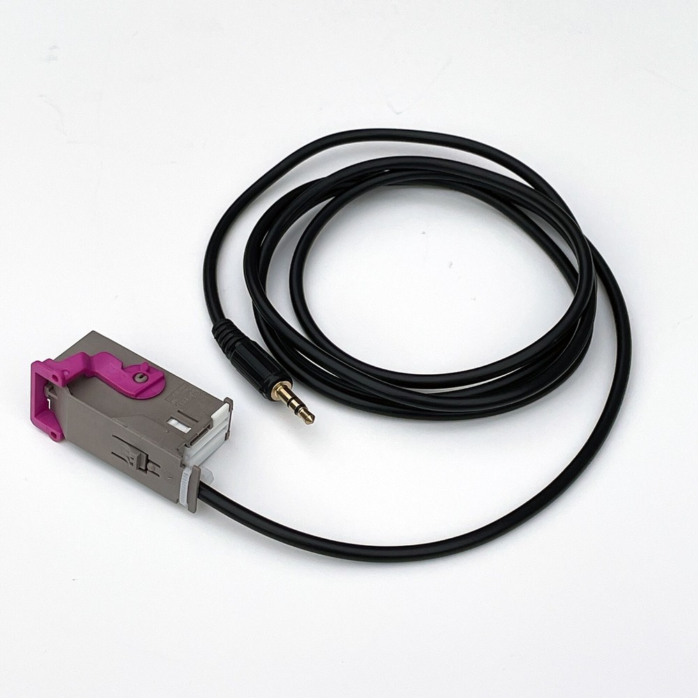Audi RNS-E AUX cable adapter 3.5mm jack - Navigation Plus A2 A3 A4 A6 A8 TT R8