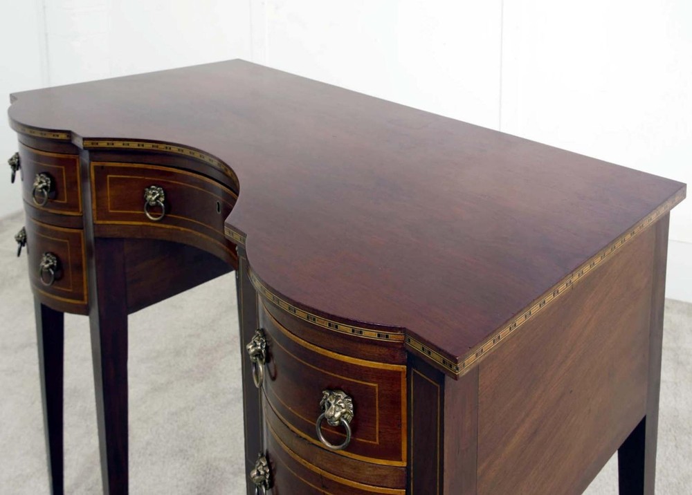 Sheraton Revival Sideboard Mahogany Server 1880