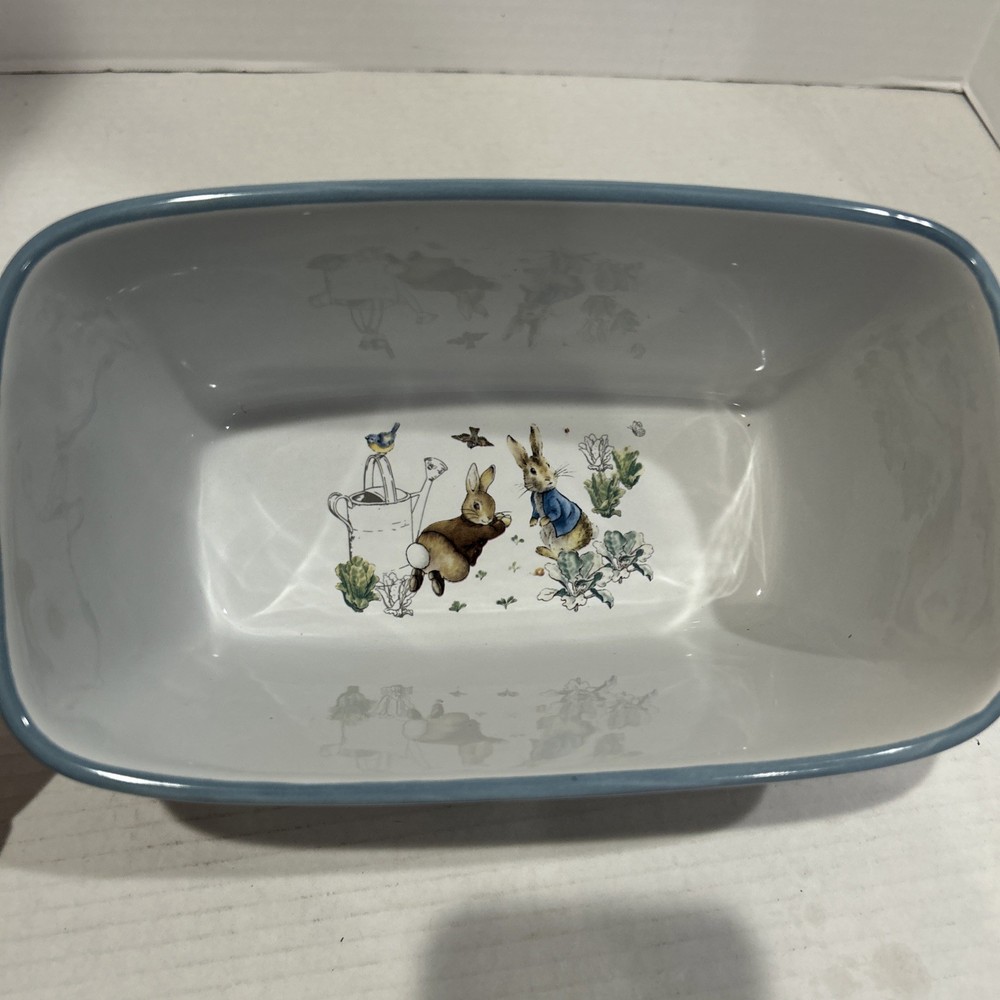 Beatrix Potter Peter Rabbit Easter Cake Loaf Pan Baking Dish Bunny New