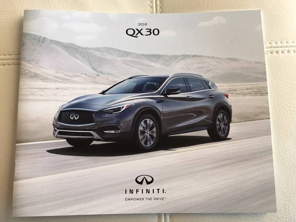 2018 INFINITY QX30 12-page Original Sales Brochure