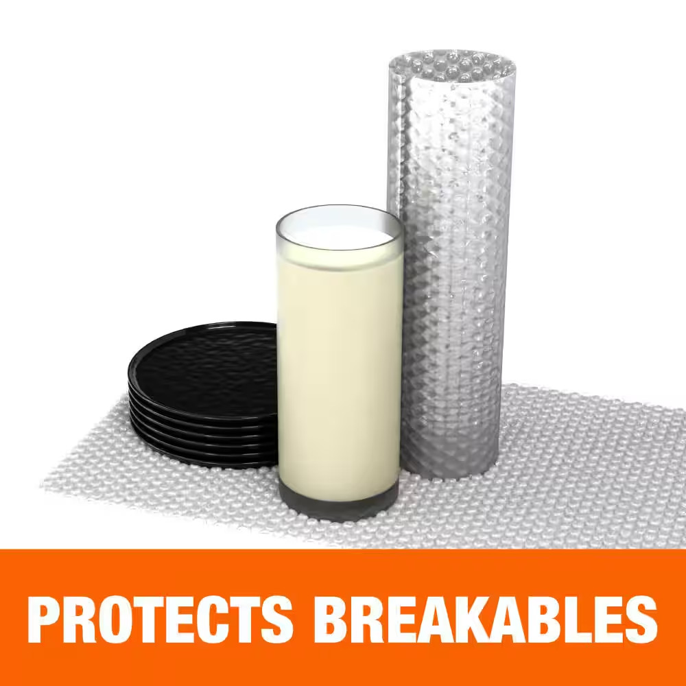 12 In. X 40 Ft. Clear Bubble Cushion