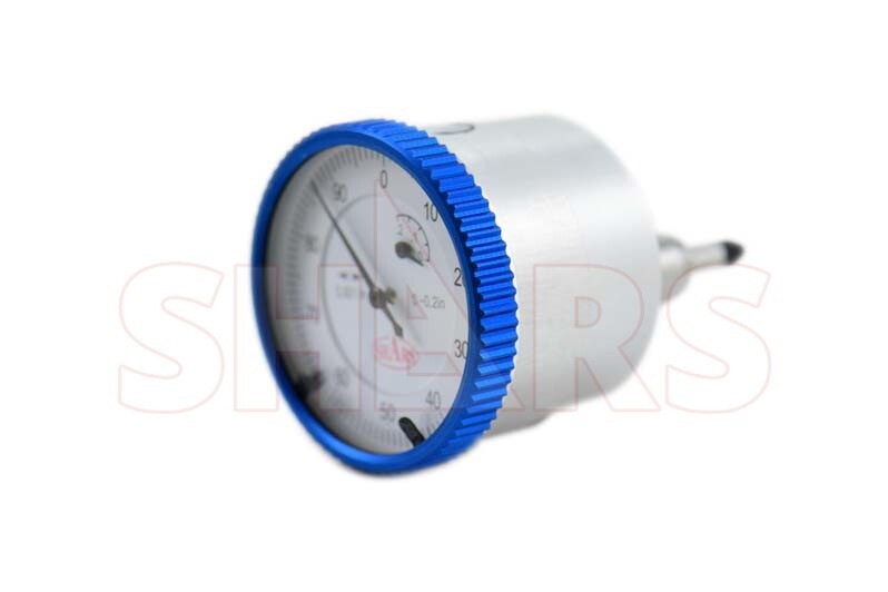 0-0.2" Back Plunger Dial Indicator 0-100 Dial Reading 1.6" Face Dia ^]