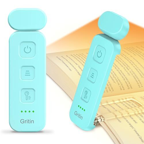 Reading Light, Book Light for Reading in Bed - Eye Caring 3 Colors, 5 Blue