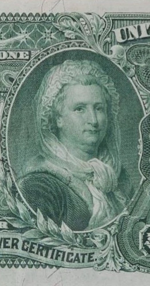 1896 $1 🇺🇸 EXAMPLE ( Silver Certificate Educational Note) Solid Number 4’s EPQ