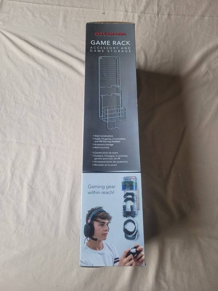 Atlantic Wall Mount Game Rack accessory and game storage