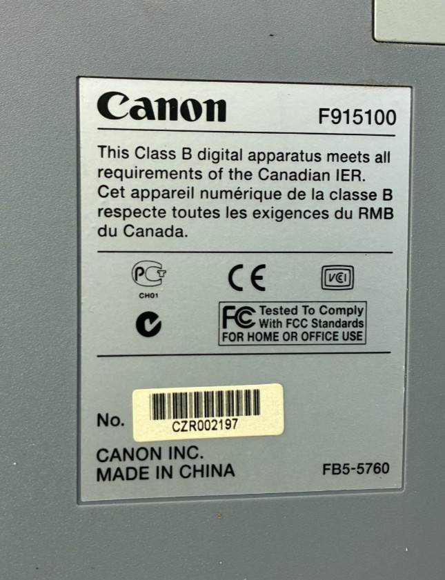 Canon CanoScan D1230U flatbed scanner