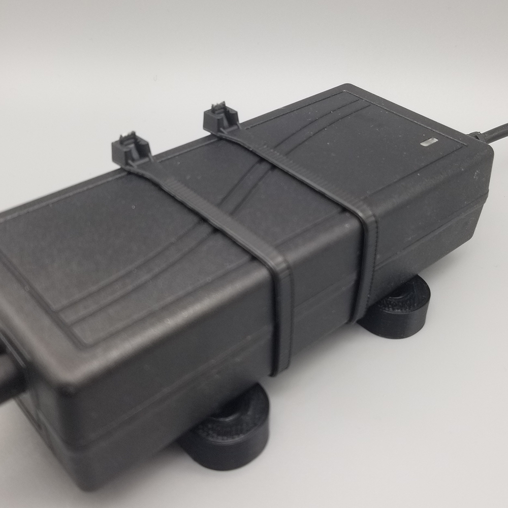 Zip Tie Power Brick Wall Mount - Multi Pack