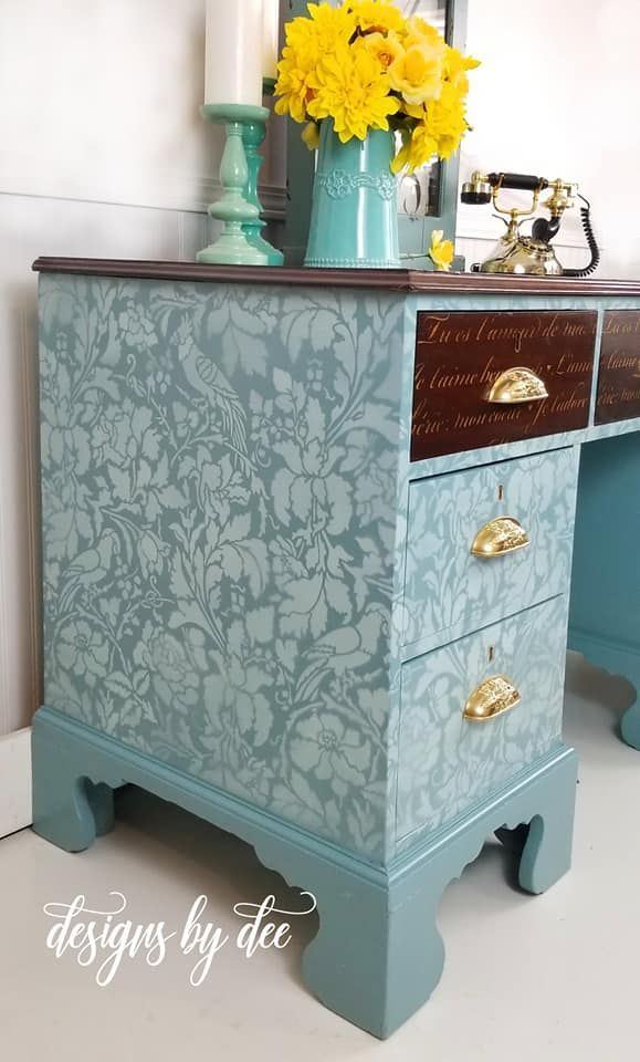 3-3/4" Old Rose Pattern Cup Pull Satin Brass