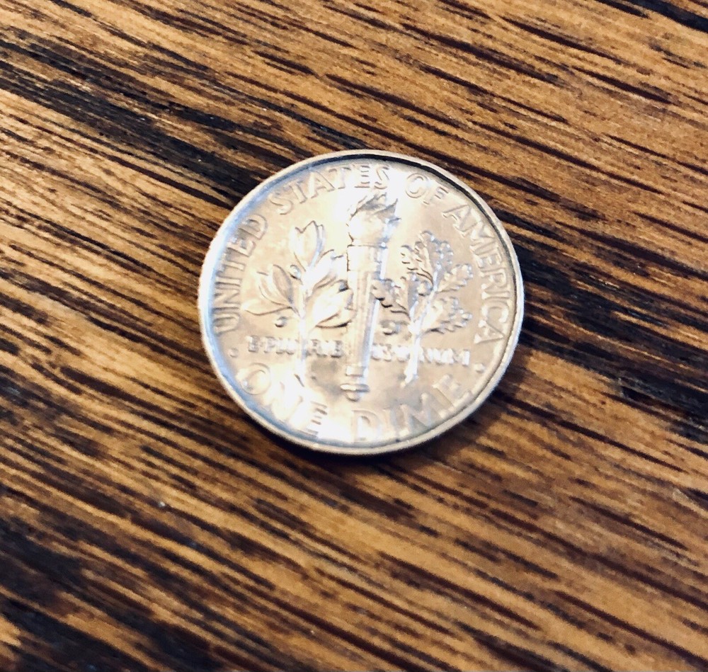 2013 P Roosevelt Dime Copper Edge No Ridges