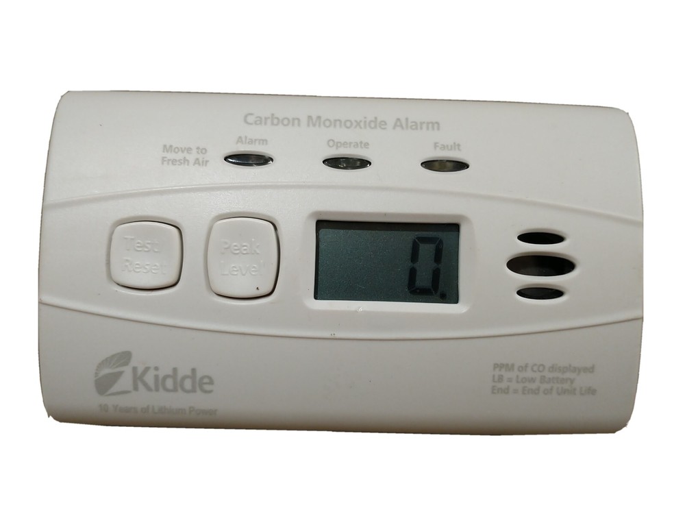 Kidde Carbon Monoxide Detector Digital Display 10 Yr Lithium Battery