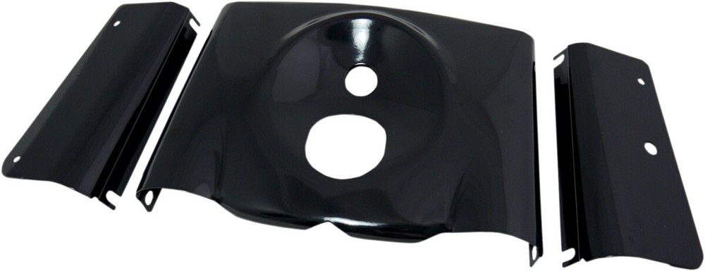 Smooth Gloss Black 3-Piece Fork Tins Harley-Davidson Slim S FLSS 2016-2017