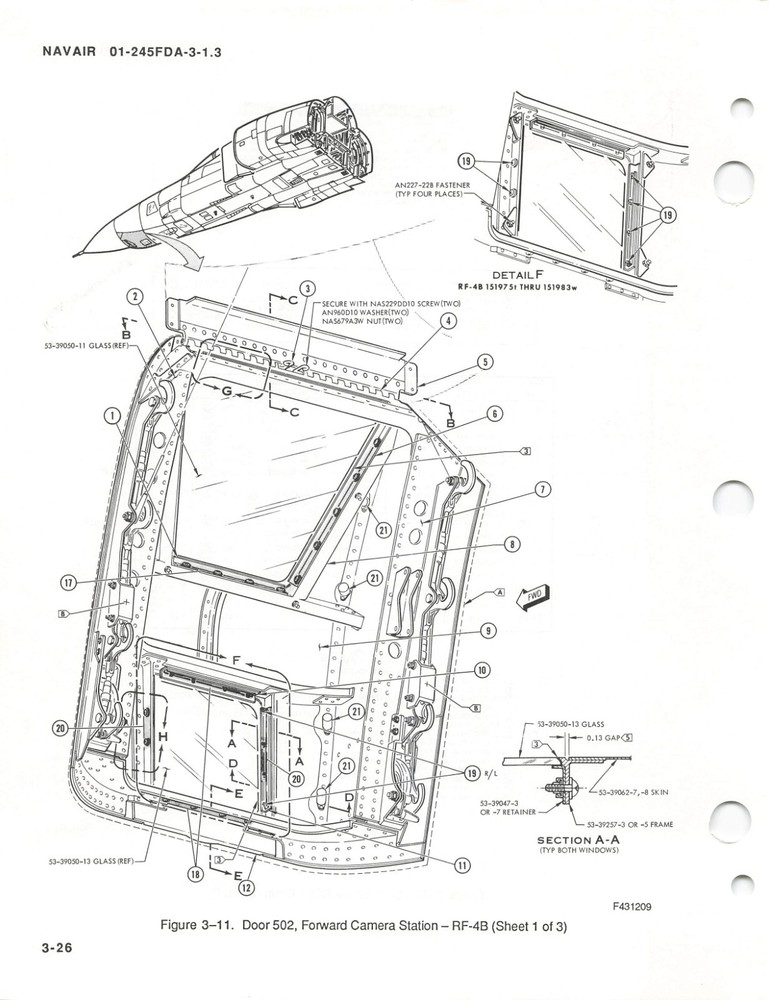 F-4 Phantom (Navy) 2000 Structural Repair-Doors & Rem Panels Flight Manual - CD