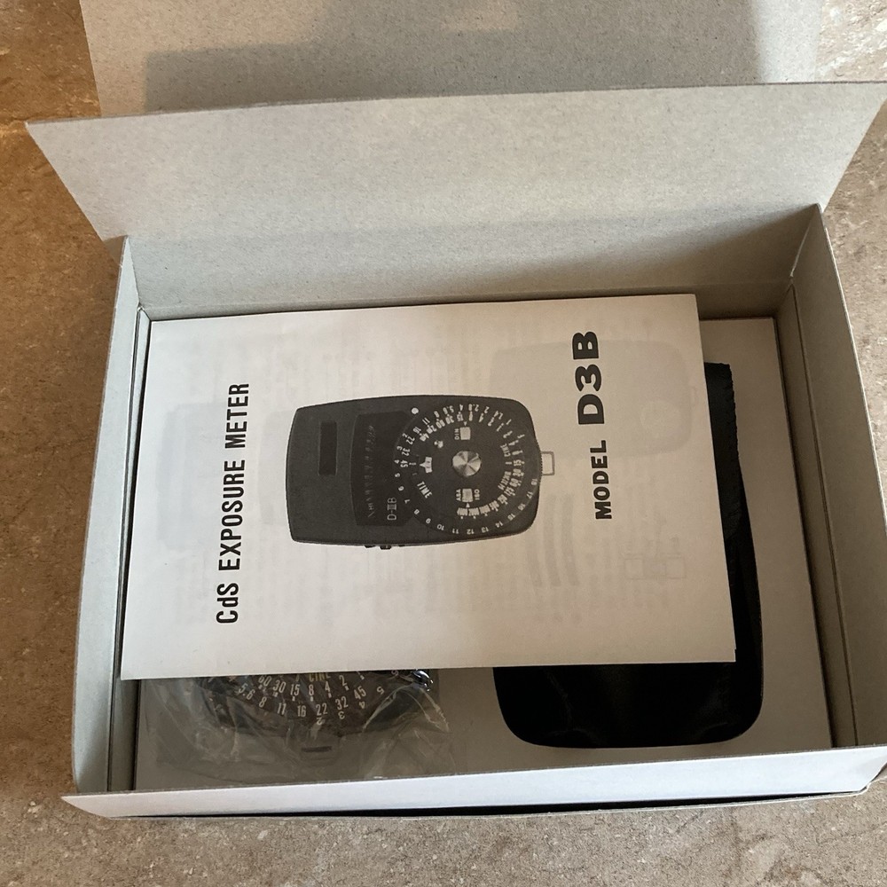 CAPITAL D-3B Incident & Reflected Light Reading CDS Exposure Meter + Case