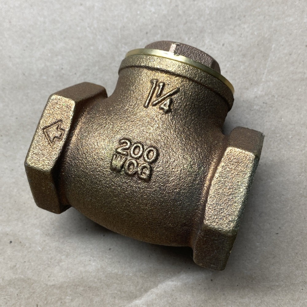 1-1/4" LVBSC SWING CHECK VALVE RUBBER SEAT