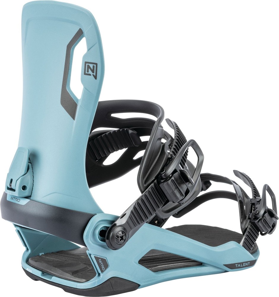 Nitro Talent Unisex Snowboard Bindings, Dark Teal, Medium MY26