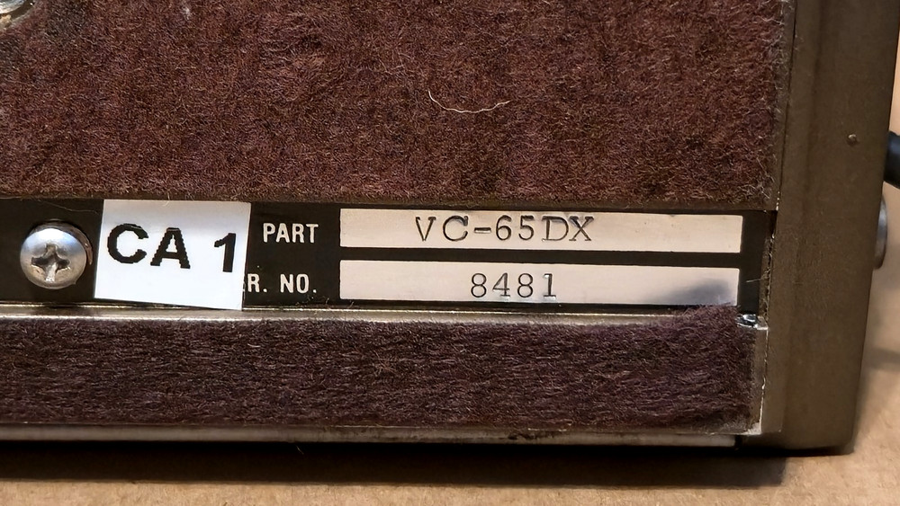 MTI VC-65DX Video Camera