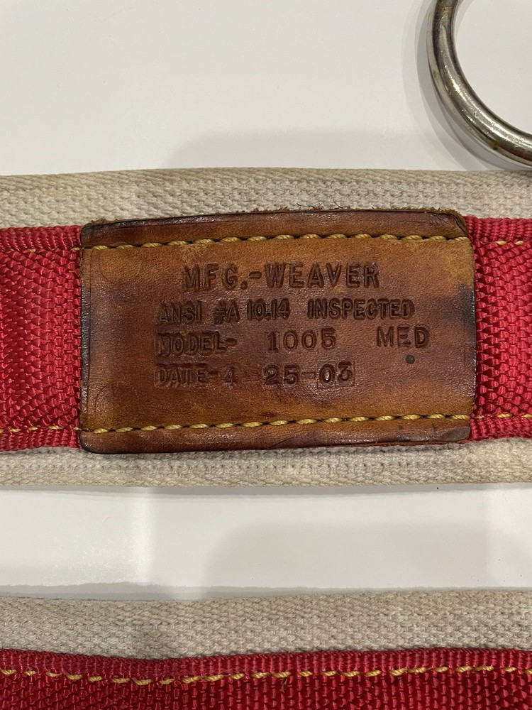 Weaver Tree Climbing Belt Model: 1005 Size: Medium