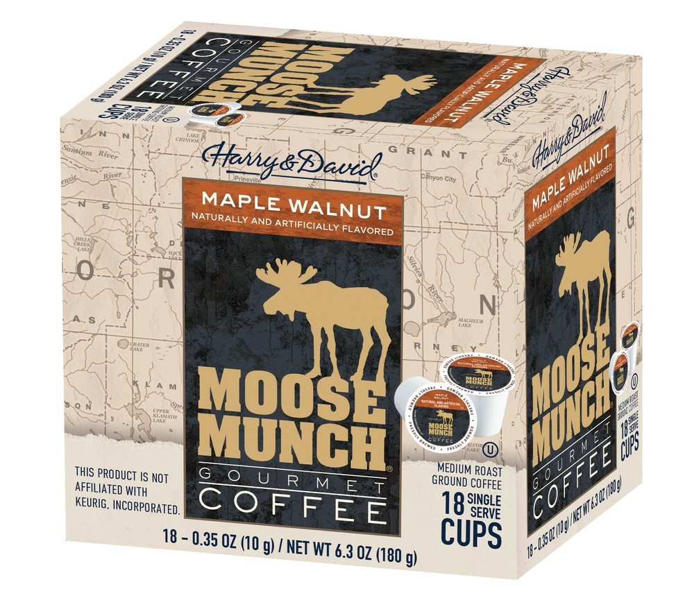 Moose Munch Northwest/ChocCaramel/ChocPeanutButter/MapleWalnut 4/18 ct boxes