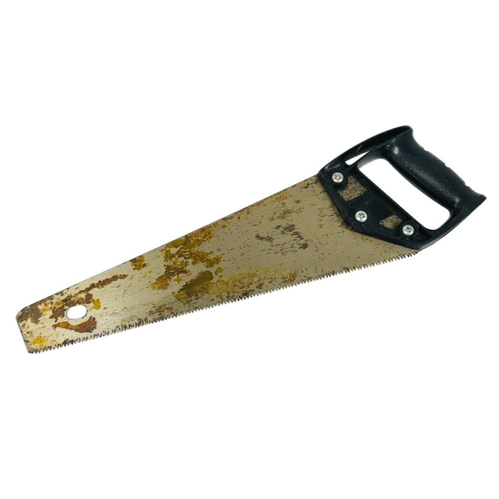 Stanley Sharp Tooth 14 in Black Handle Hand Saw