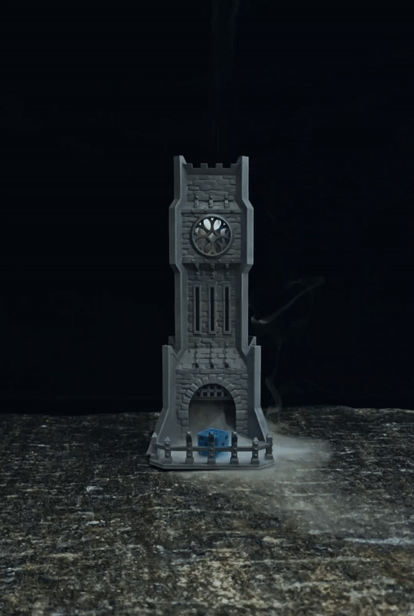 Iron Dice Tower Gothic Dice Roller Dice Tray DnD RPG Terrain