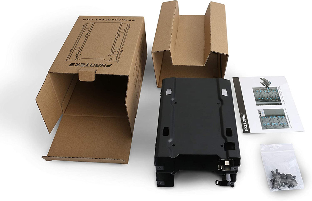 Phanteks - Stackable 3.5" HDD Bracket Duo Pack Cases Ph-Hddkt_03,Black