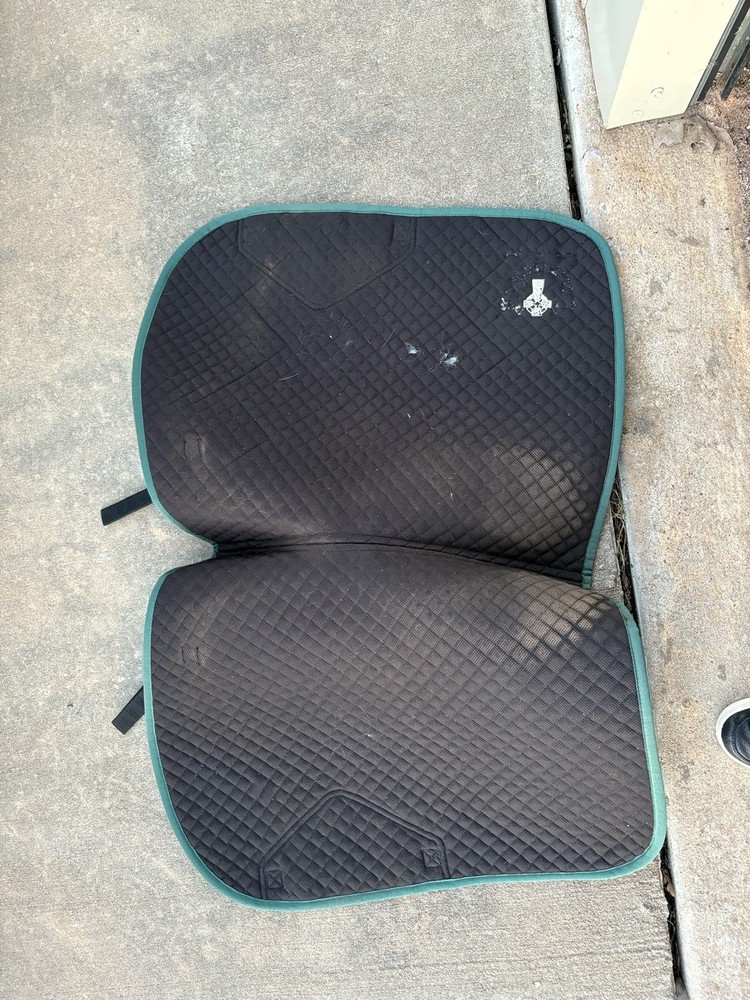 Velvet Hunter Green Performance Saddle Pad
