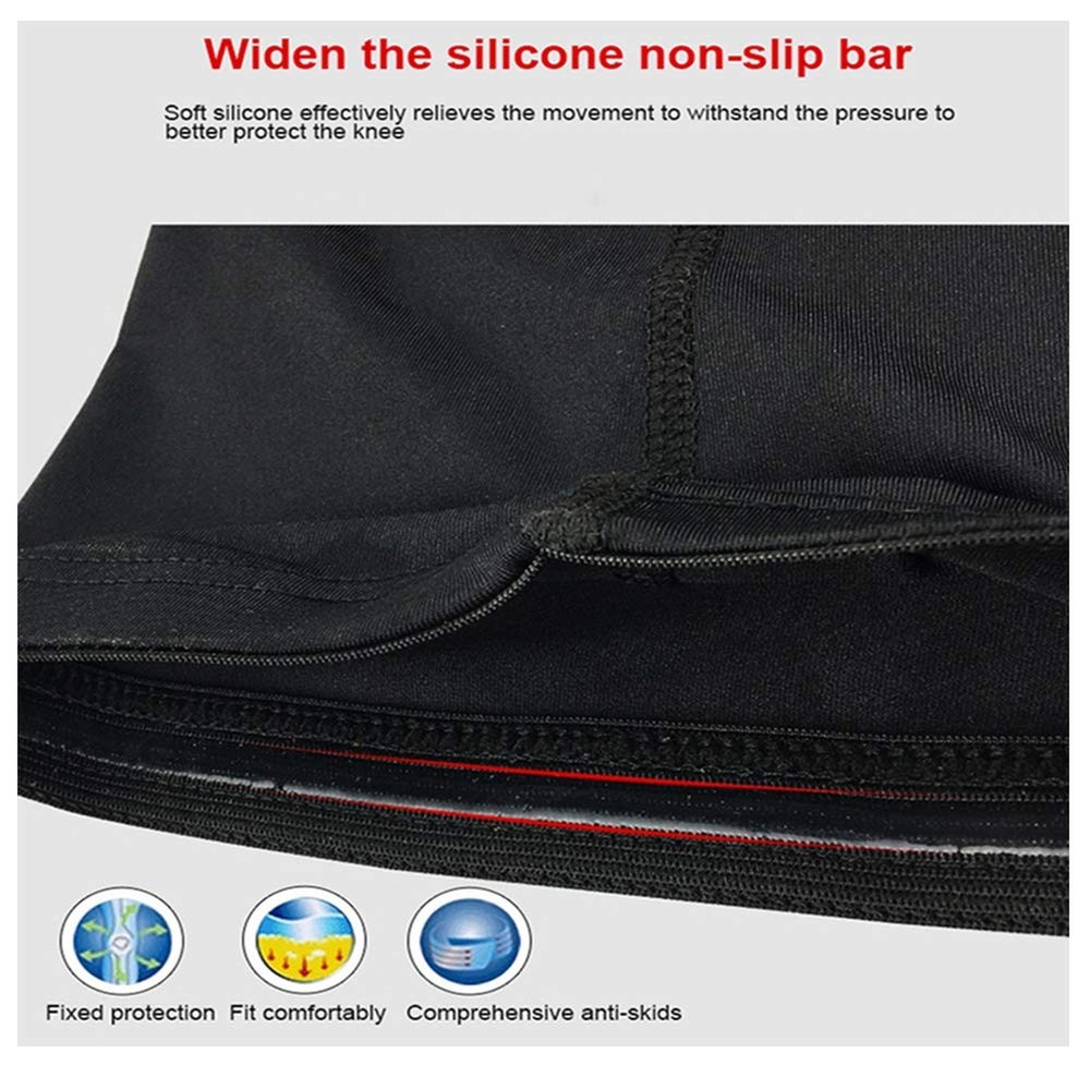 PISIQI Compression Collision Avoidance Knee Sleeve Black Large