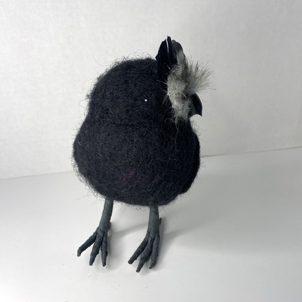 Free Standing Prop Black Owl Decoration