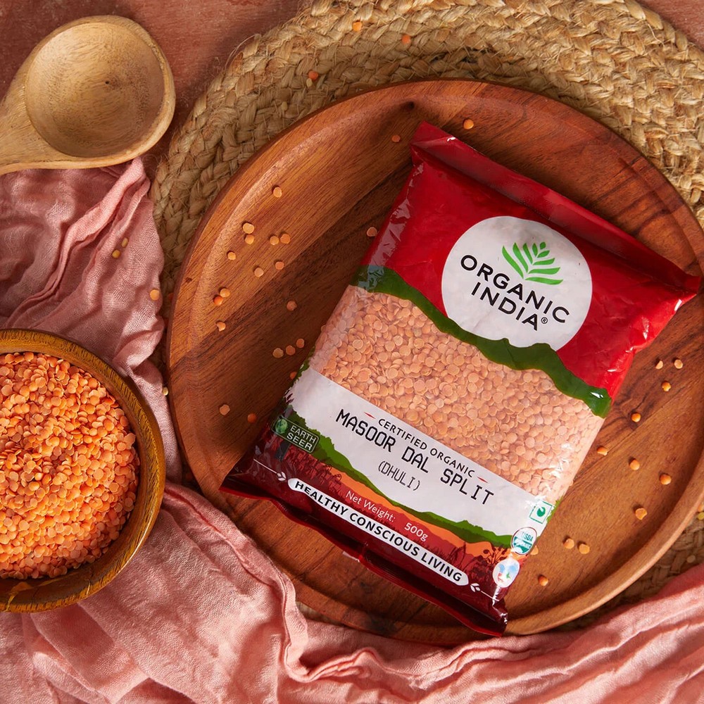 Masoor Dal Split (Dhuli) 500g 10-Piece set