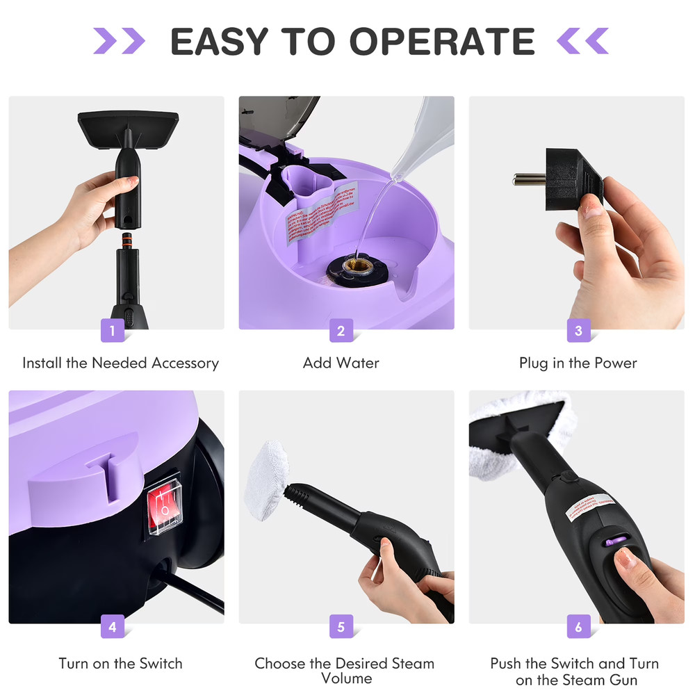 2000W Heavy Duty Steamsteam Mop