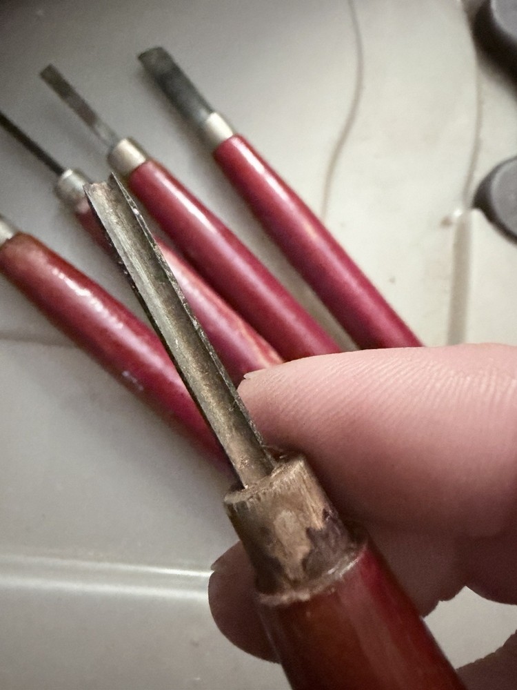 Vintage Japan Wood Carving Tool Set Gouges, Chisels Razor Saw