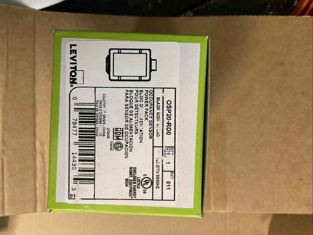 Leviton Occupancy Sensor Power Pack OSP20-RD0