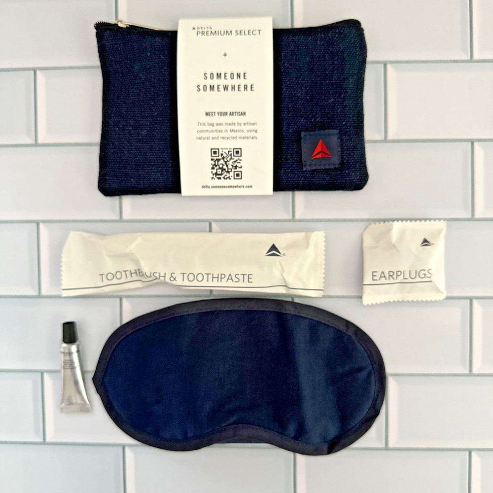 Delta Airlines Amenity Travel Kit