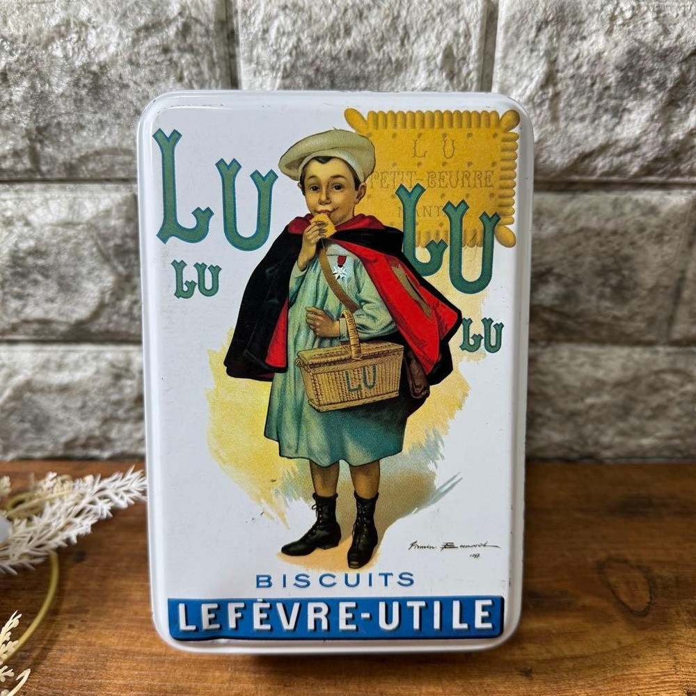 French Vintage LU Biscuits Biscuit Tin
