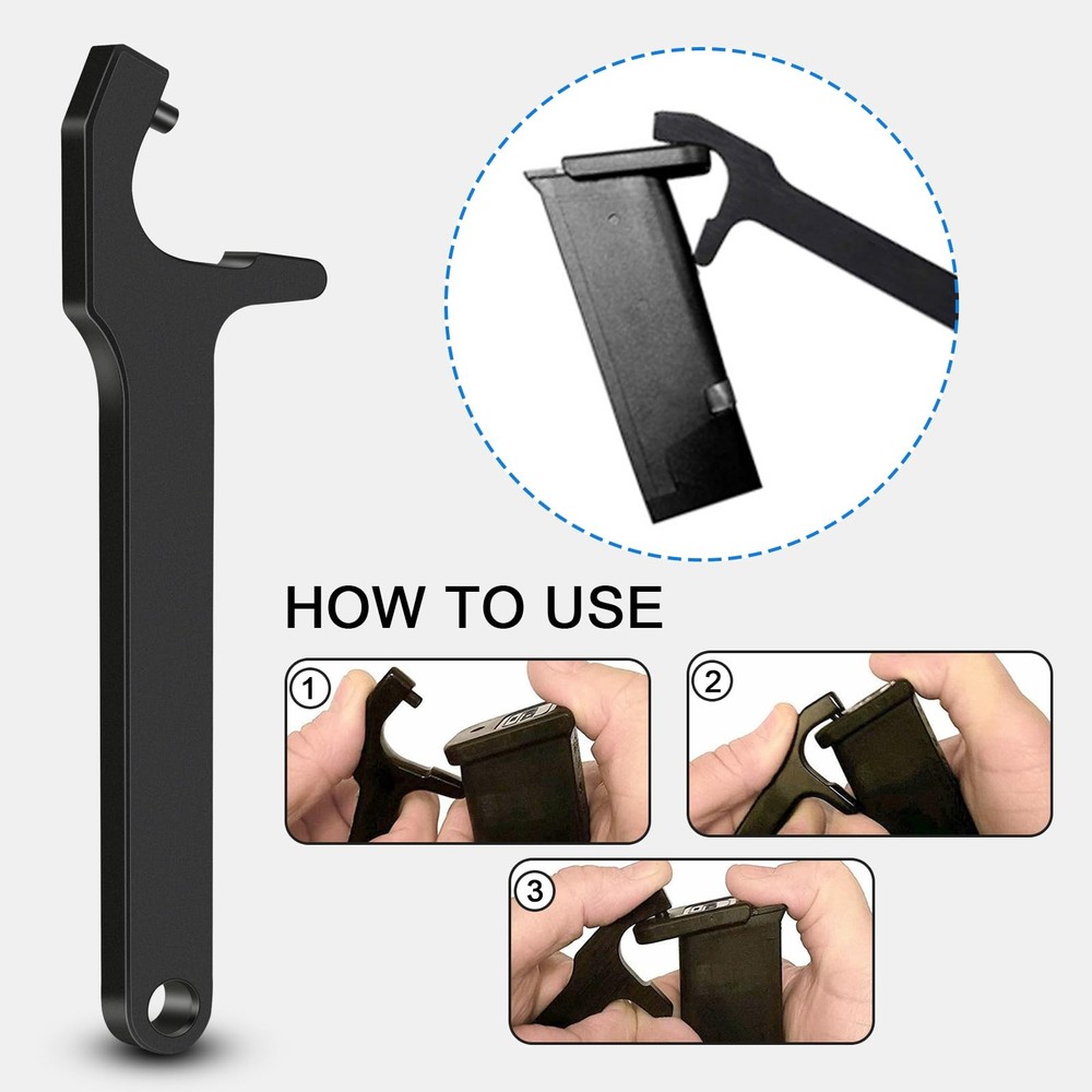 Tool Kit for Glock with Cloth Bag Front Sight Remove Magazine Disassembly...