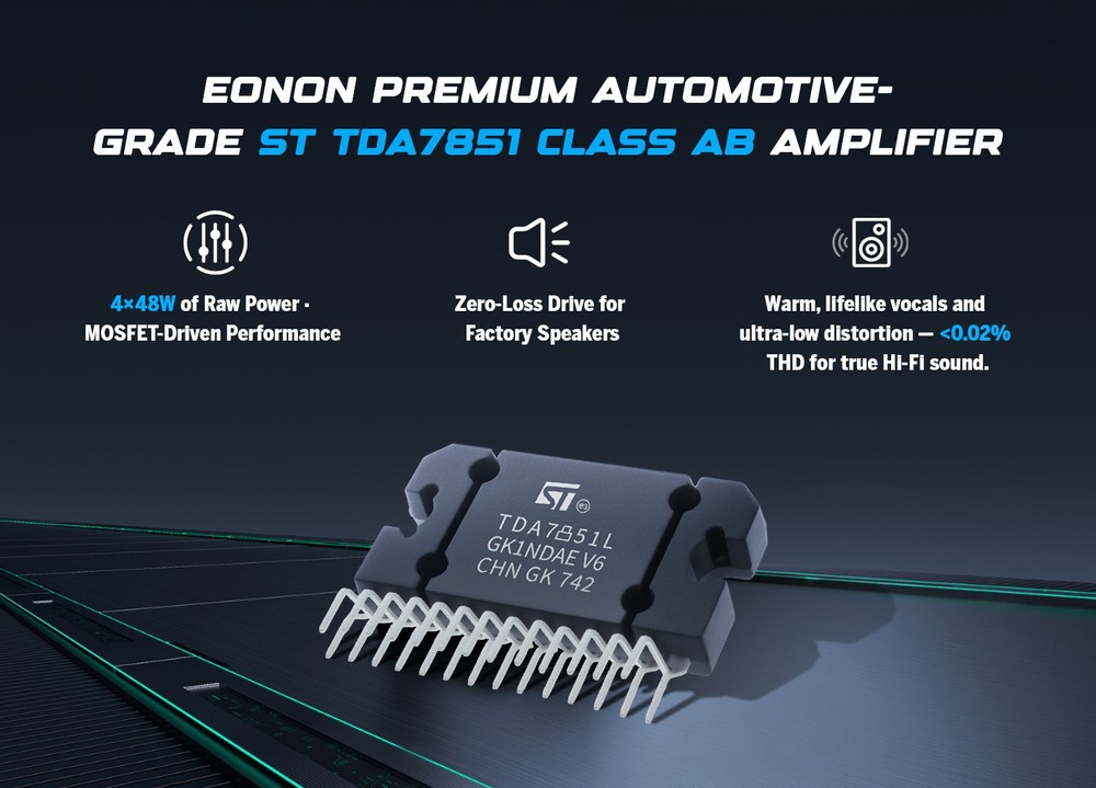 Single 1 DIN 6.36" Touchscreen Stereo Wireless CarPlay Android Auto w/ Bluetooth