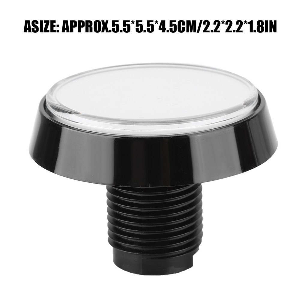 60mm Large Round LED Illuminated Push Button With Microswitch For Gam NEW